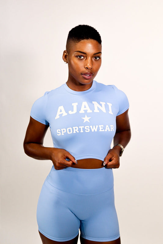 Ajani Customs Uniform Crop — sample colorway, front