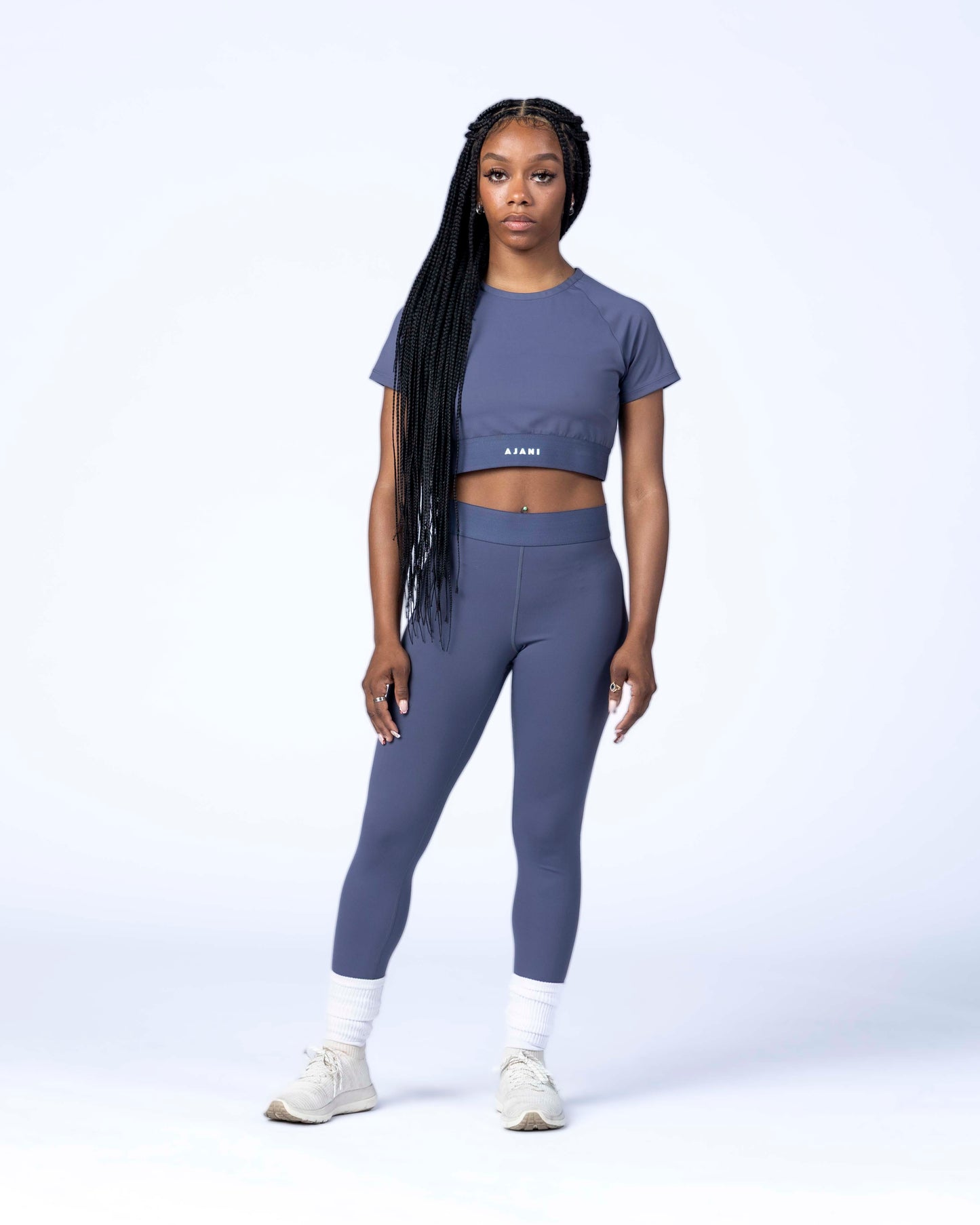 Ajani Shakeout Short Sleeve Crop Shirt