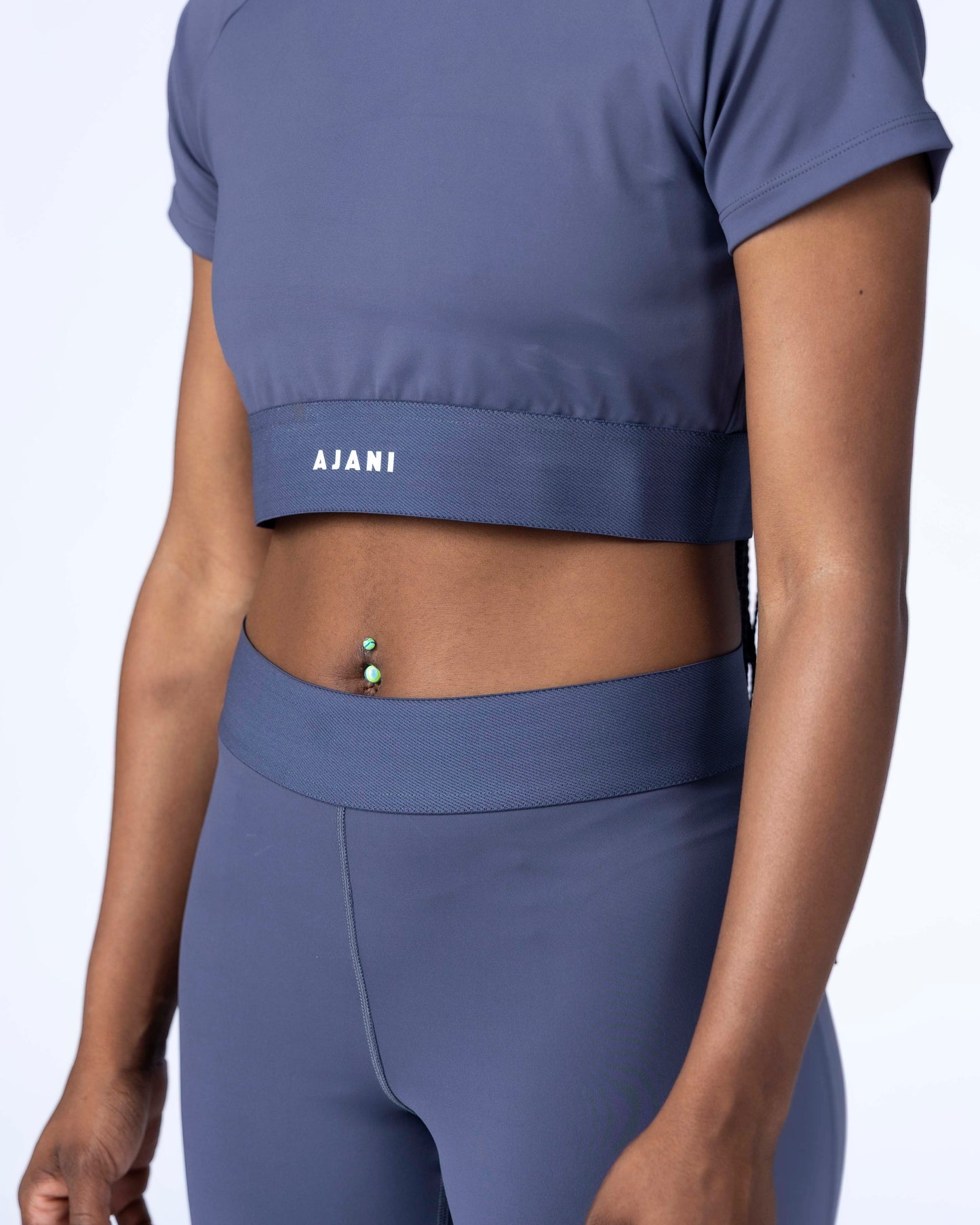 Ajani Shakeout Short Sleeve Crop Shirt