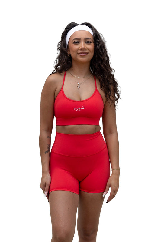 Ajani Customs Biker Shorts — sample colorway, front