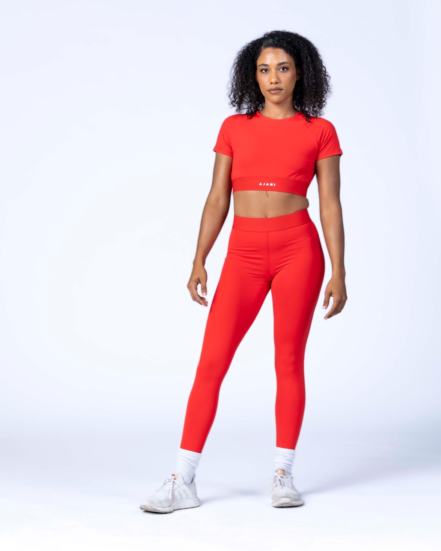 Ajani Shakeout Short Sleeve Crop Shirt