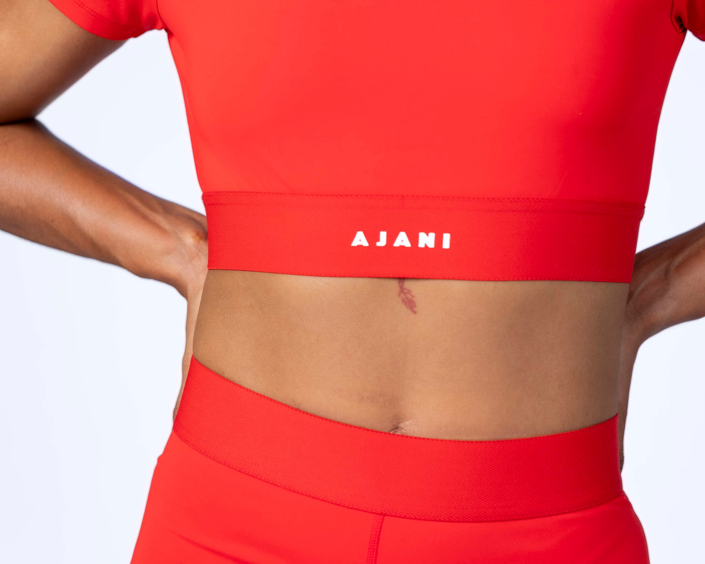 Ajani Shakeout Short Sleeve Crop Shirt